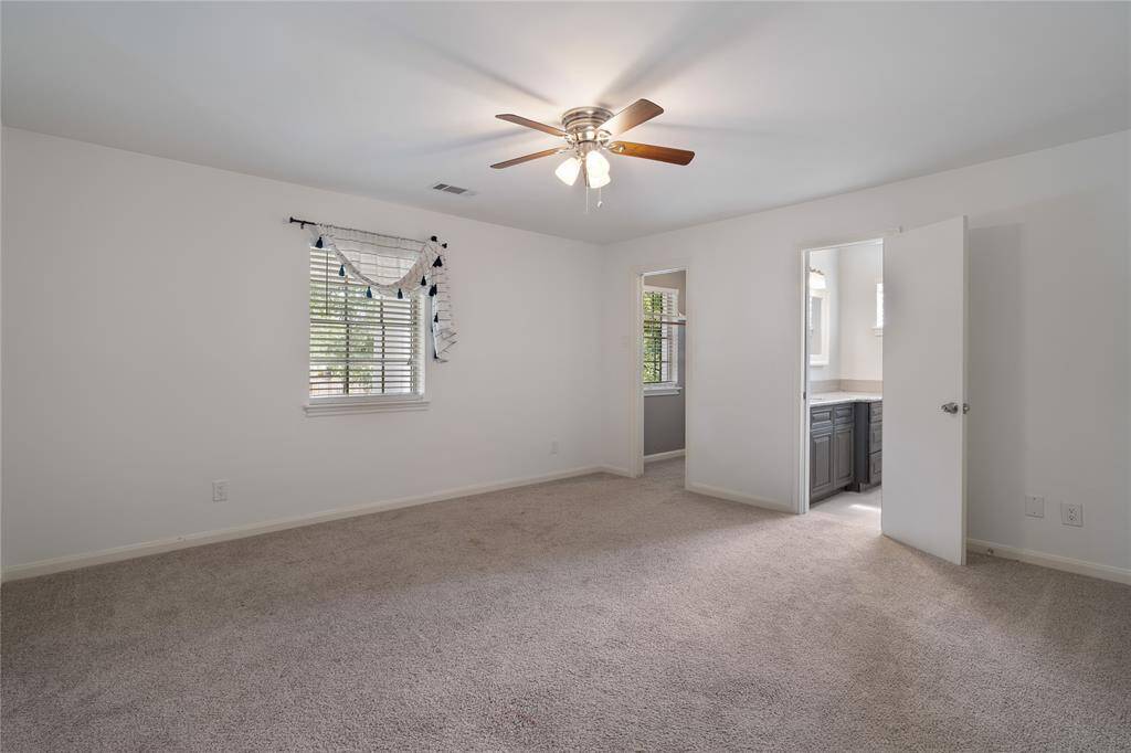 Bedroom on second floor with Jack and Jill bathroom