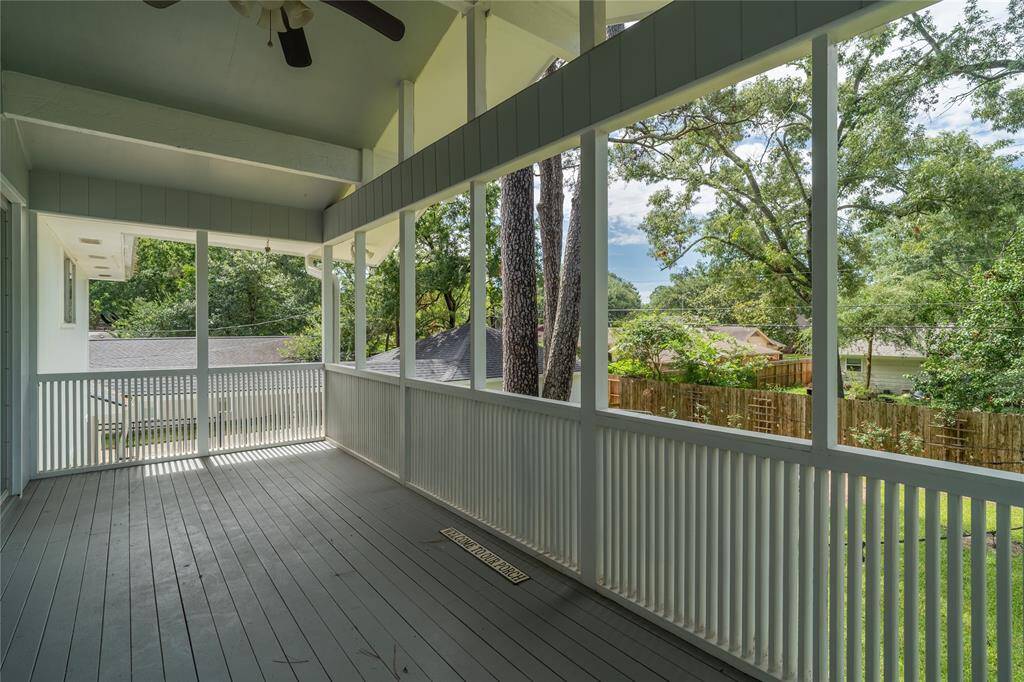 Large balcony off primary bedroom
