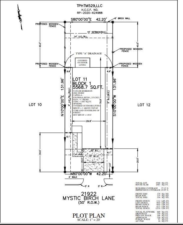 21922 Mystic Birch Lane ~ Under Construction