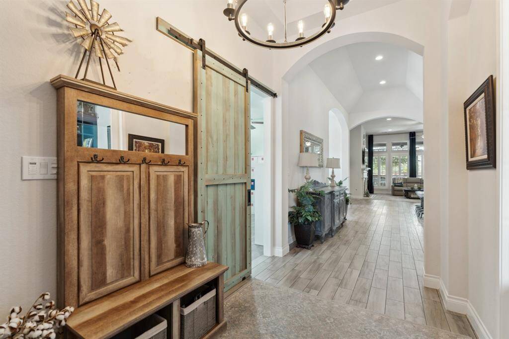 The utility room is nice and big and conveniently located just off the kitchen.