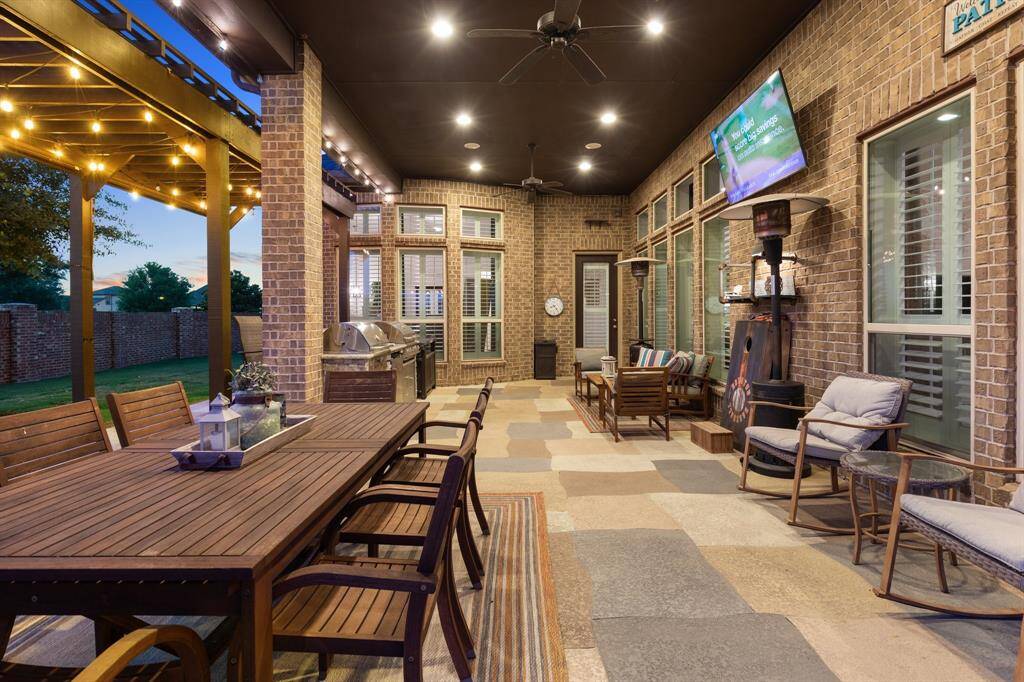 A view looking into the home.