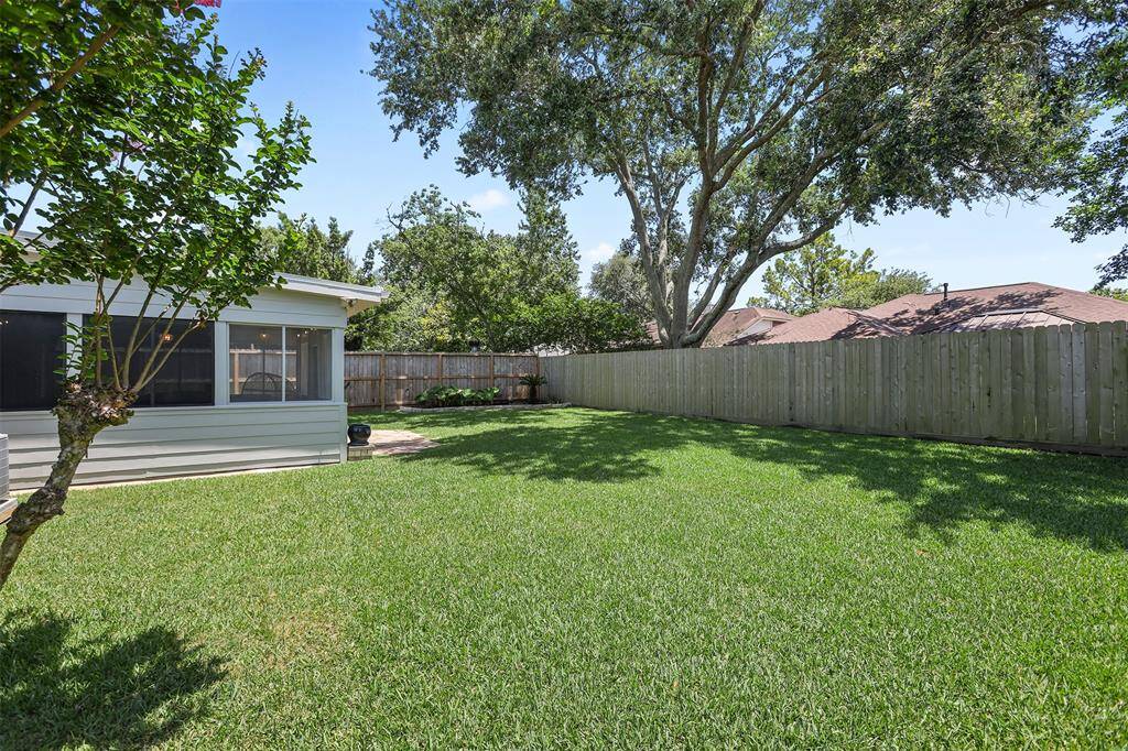 Another view of the spacious backyard.