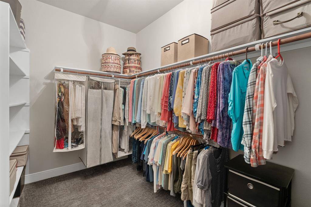 Spacious closet—perfect for organizing your wardrobe and more.