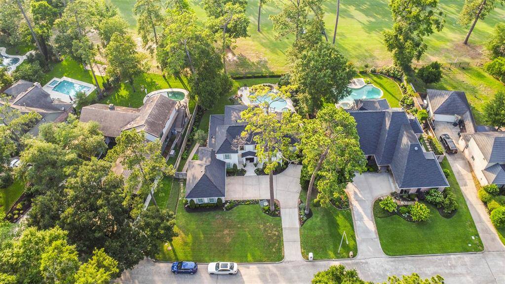Wide lots and golf course in the back offer great privacy fronm side neighbors.