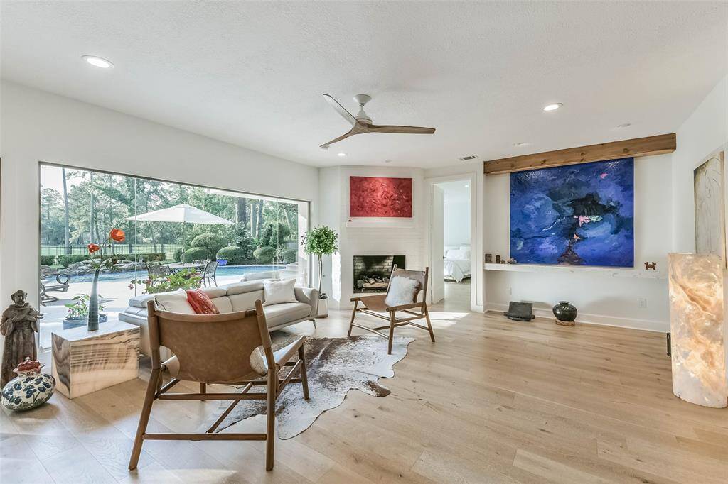 Landlord can make arrangements to install your TV above chimney or main wall.
