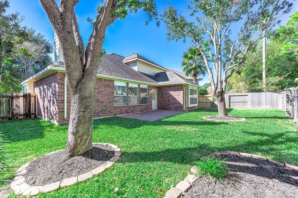 Nice backyard with extended patio