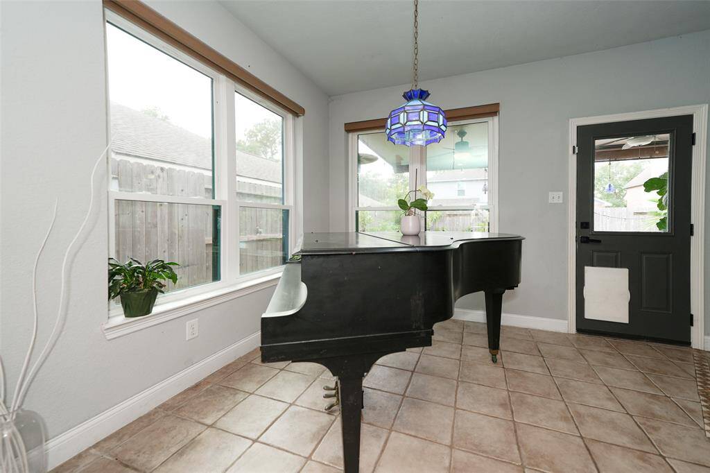 View of door to backyard paradise