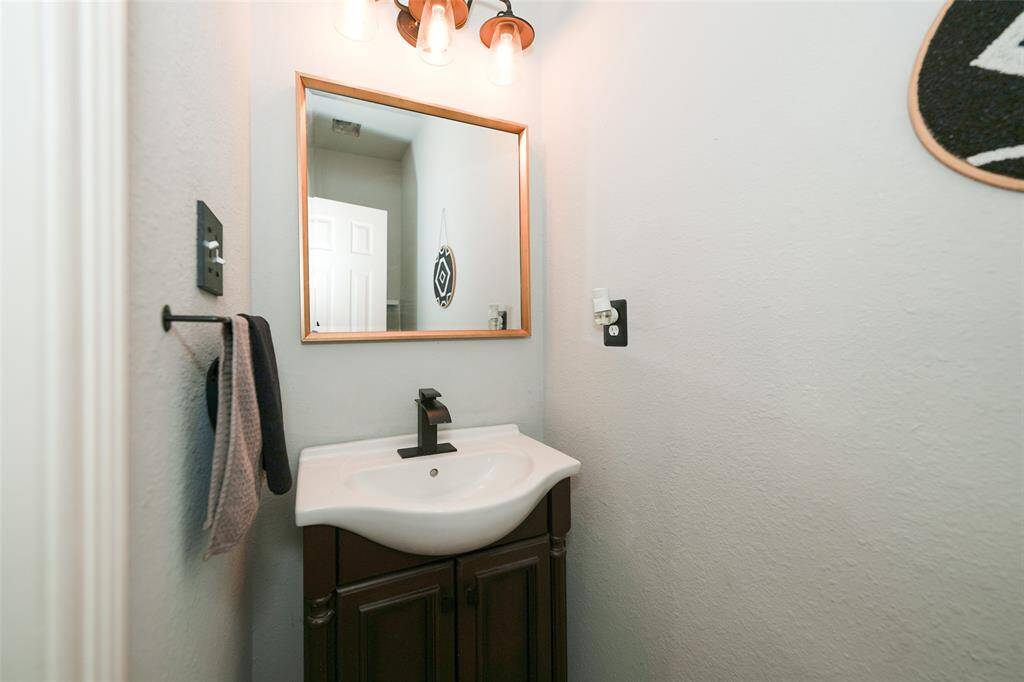 Half bath on first floor
