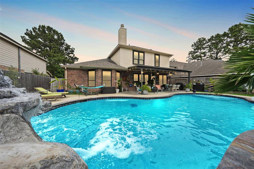 Backyard is a summer oasis