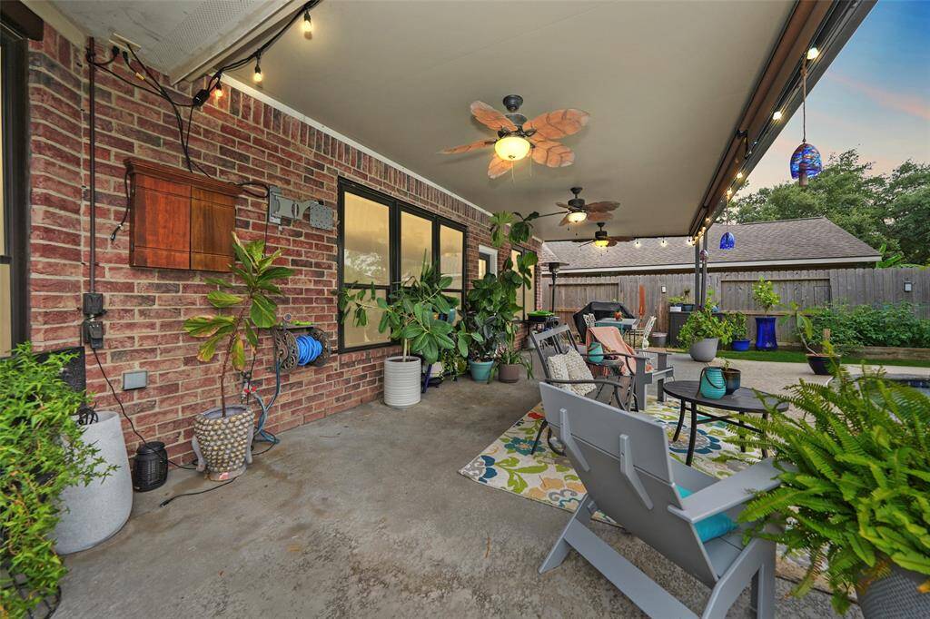 Covered patio