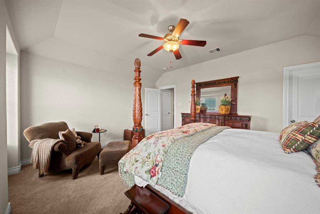 Room for a seating area in the bedroom