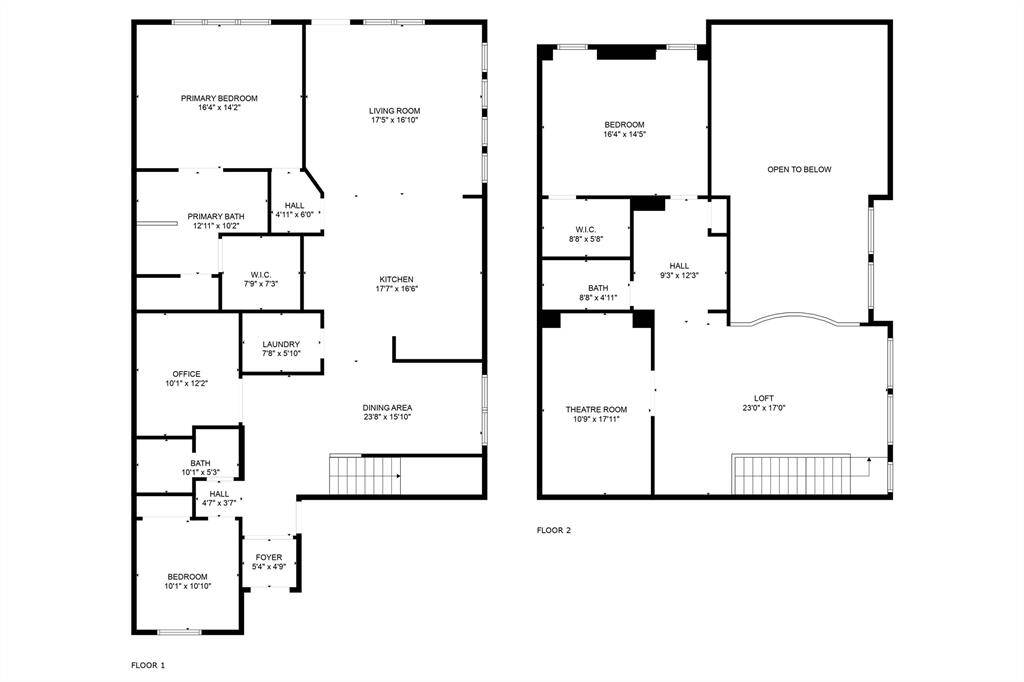 The floorplan