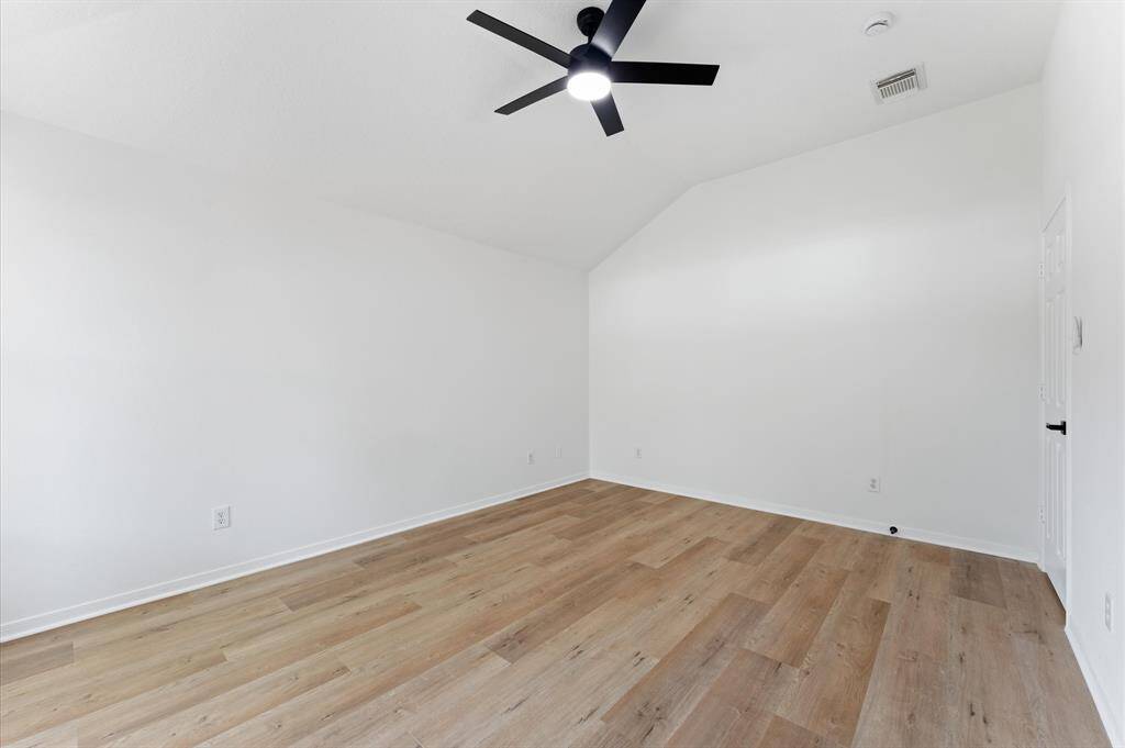 High ceilings in master bedroom