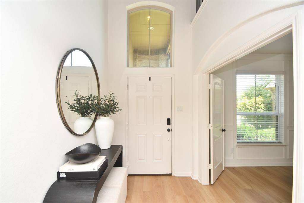 The 2-story foyer creates a stately entry.