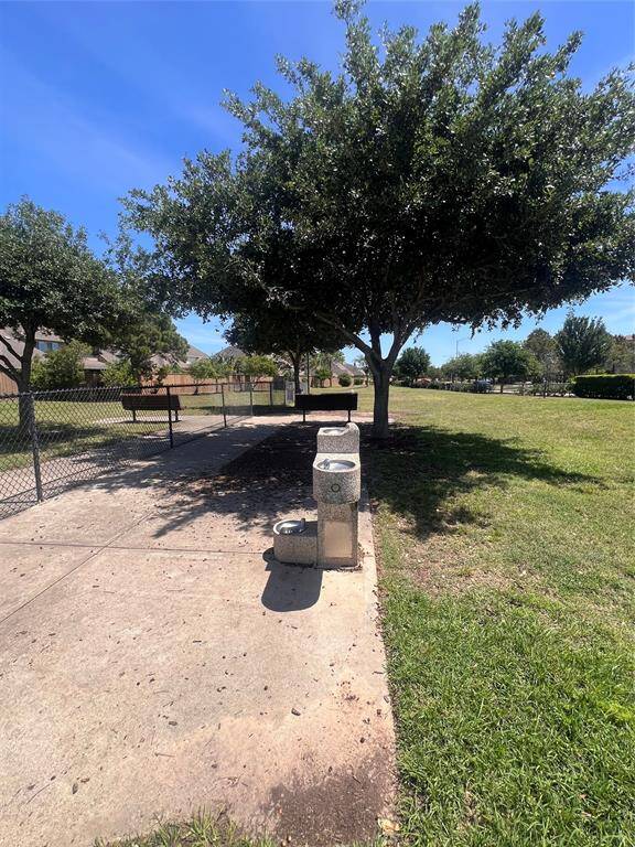 Dog park - with separate areas for large and small dogs.