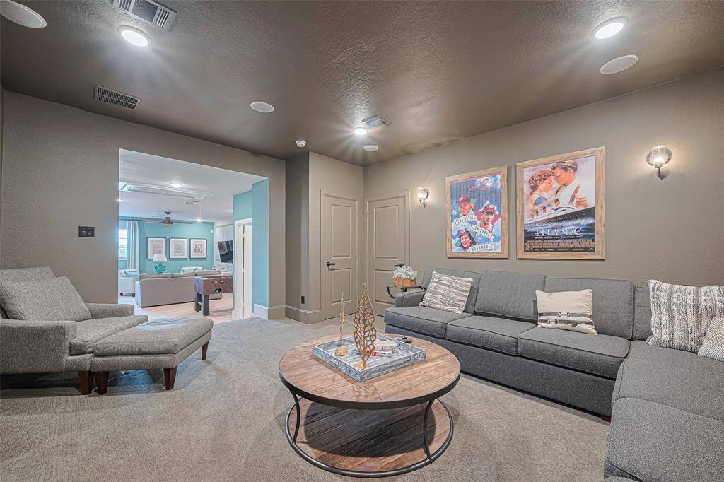 Theater style media room means it’s an event every night!