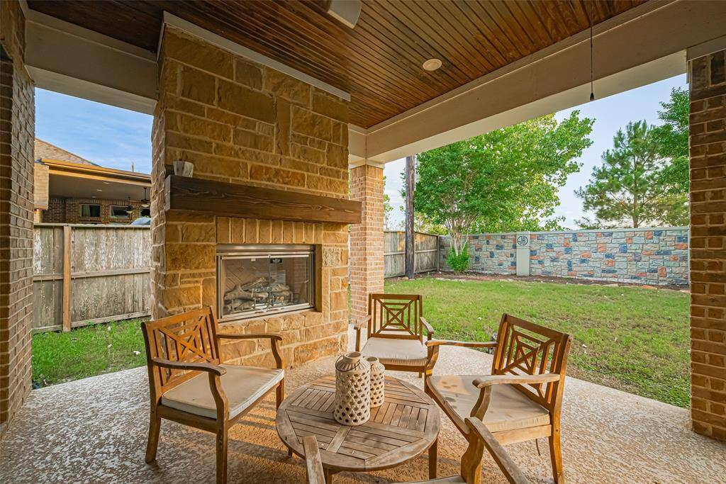 Enjoy the fireplace outside anytime and beautiful sky views