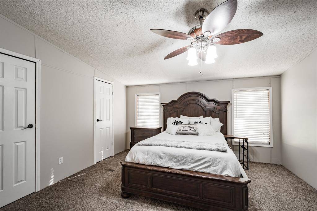 Primary bedroom with tons of space!