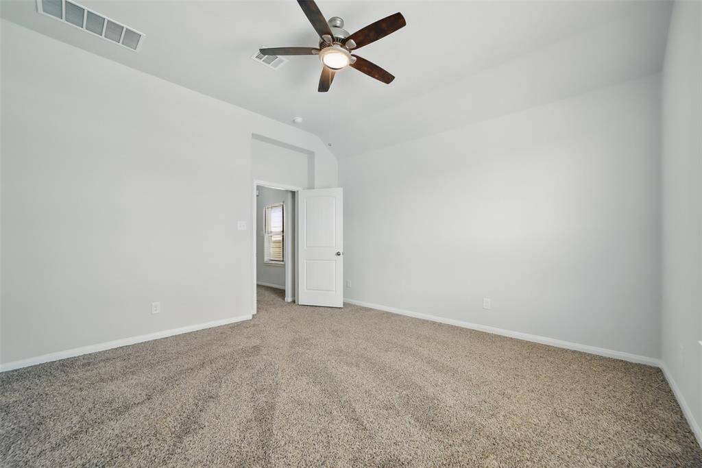 The Primary bedroom is in the front of the house