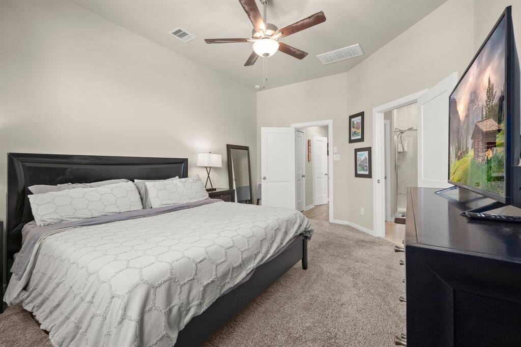 Primary bedroom with ensuite bathroom makes this the perfect retreat at the end of the day!