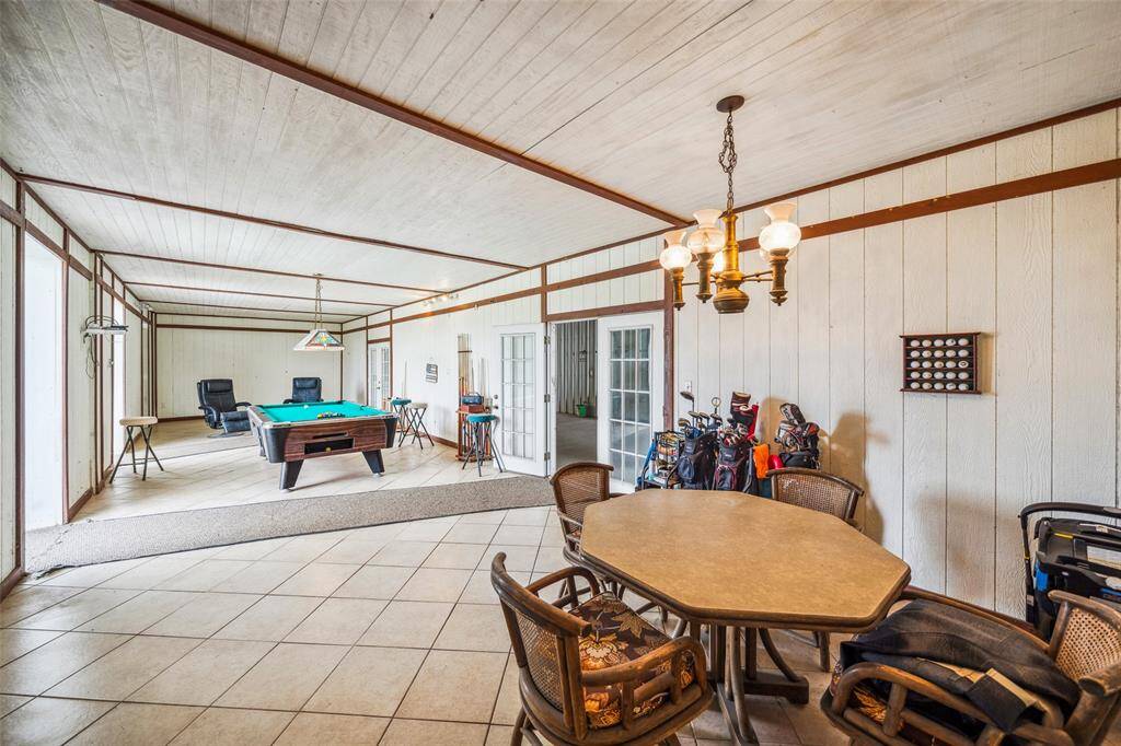 16'x50' Game Room with pool patio access