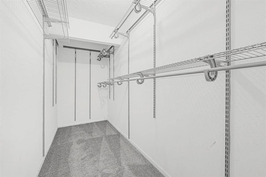 HUGE primary closet!
