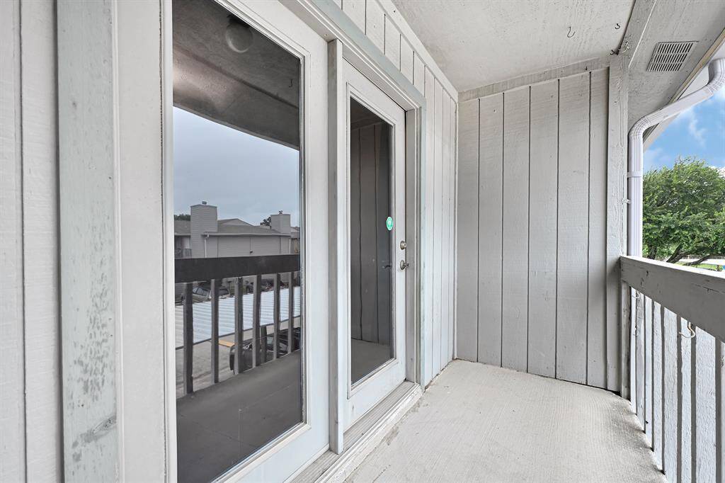 Another view of nice size Balcony.
