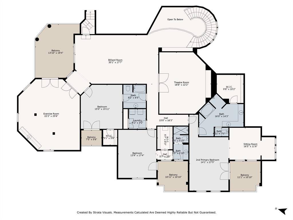 Second floor plan.
