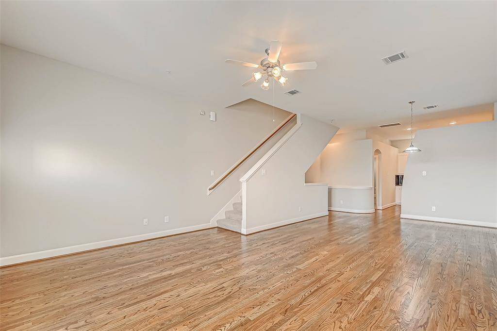 Beautiful wood flooring on the 2nd floor