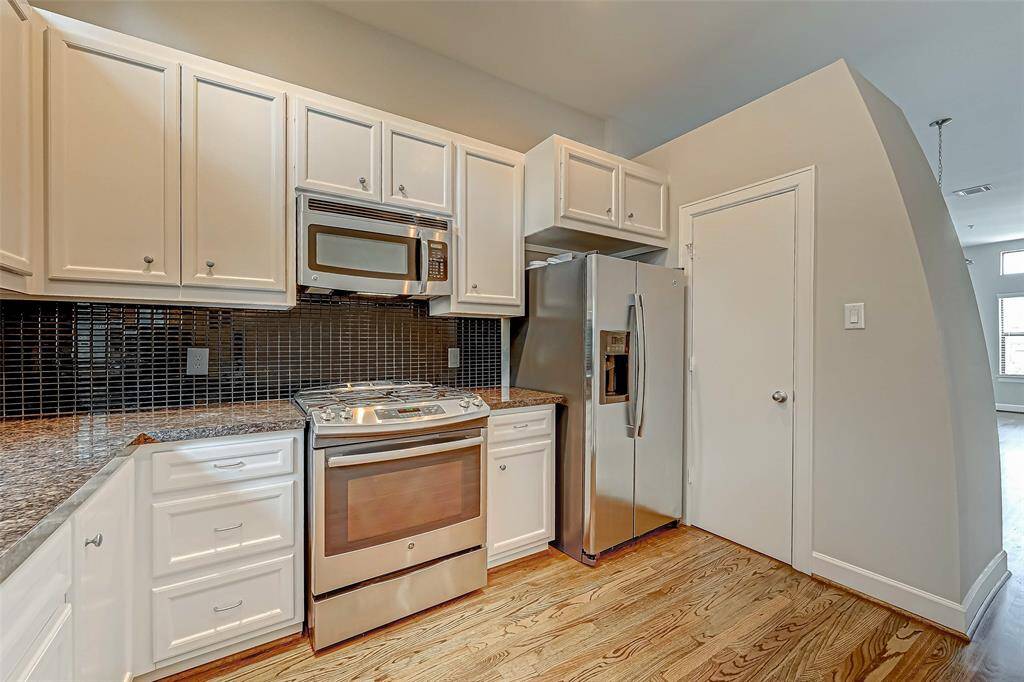 Kitchen with large pantry