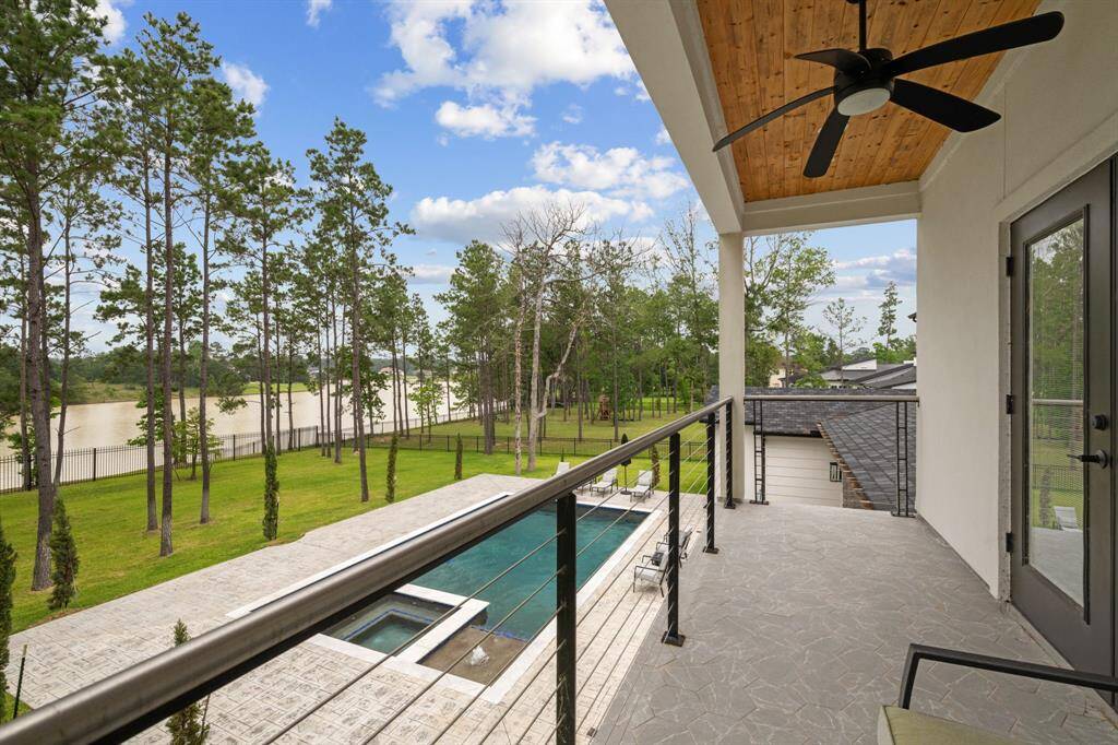 The bedroom boasts a stunning balcony with mesmerizing views, offering a perfect retreat to relax and unwind.
