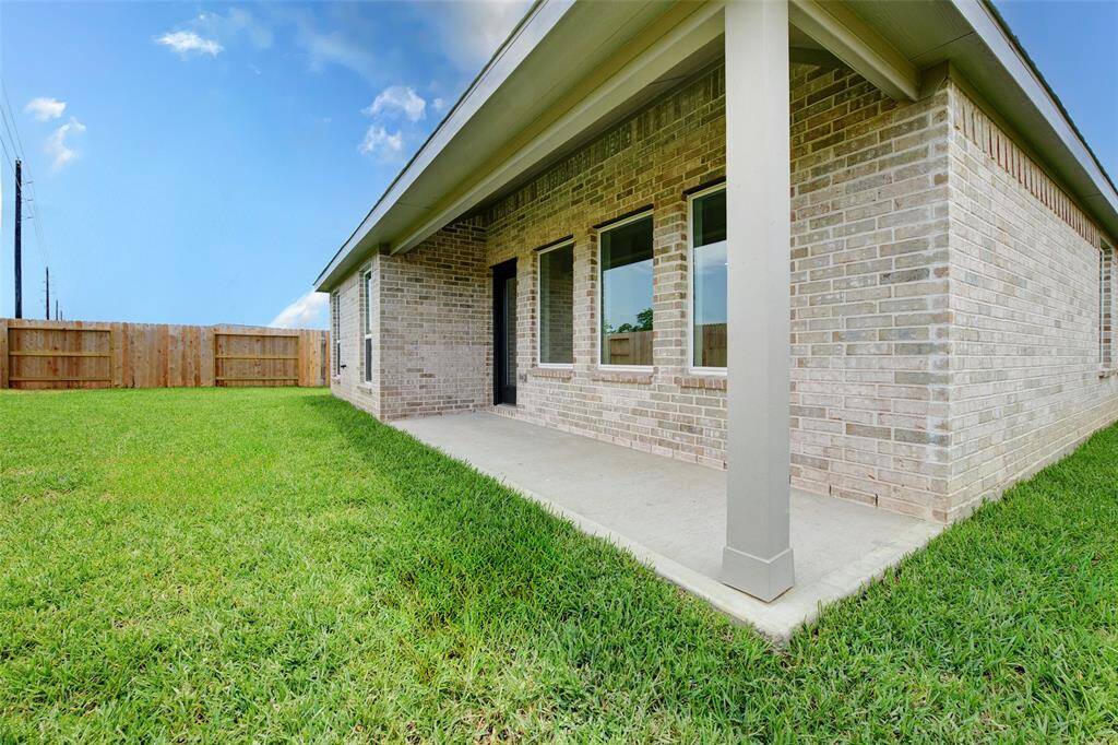 Private outdoor retreat with well-maintained law