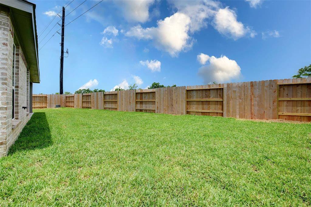 Generous backyard with plenty of room to roam