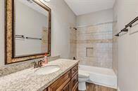 Private bath for secondary bedroom