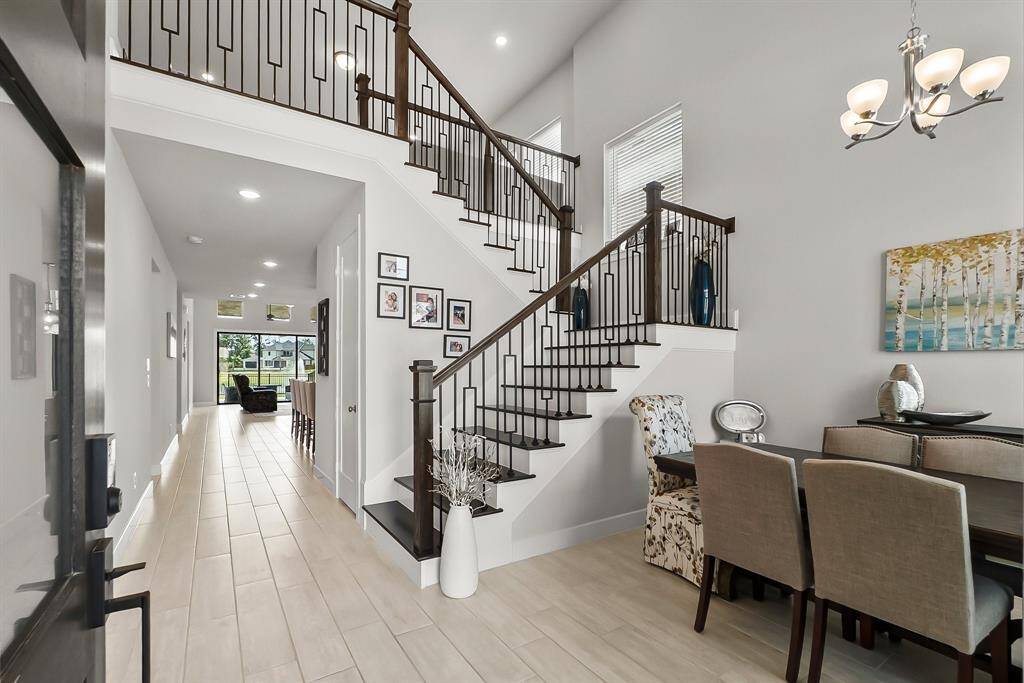 Upon entering you are greeted by soaring ceilings and great natural light!