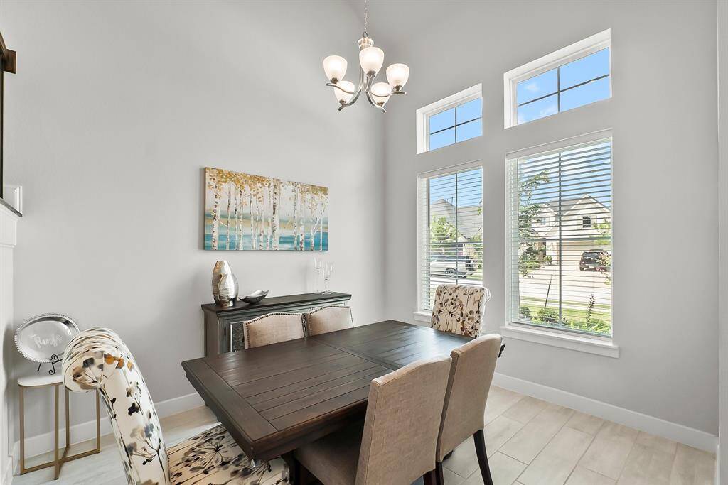 An impressive formal dining space, could also be a formal living space if preferred.