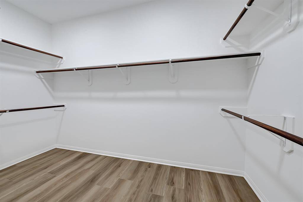 Primary walk in closet