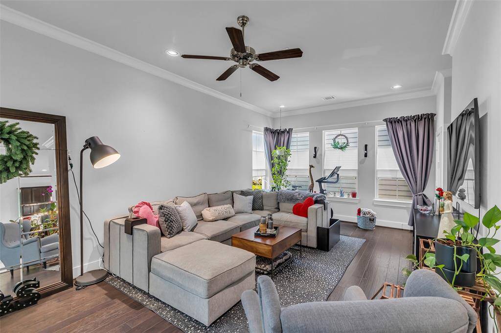 Additional view of the living room.