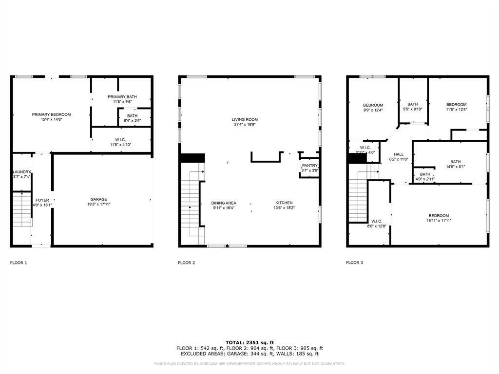 3009 Bell Street #A floor plan.