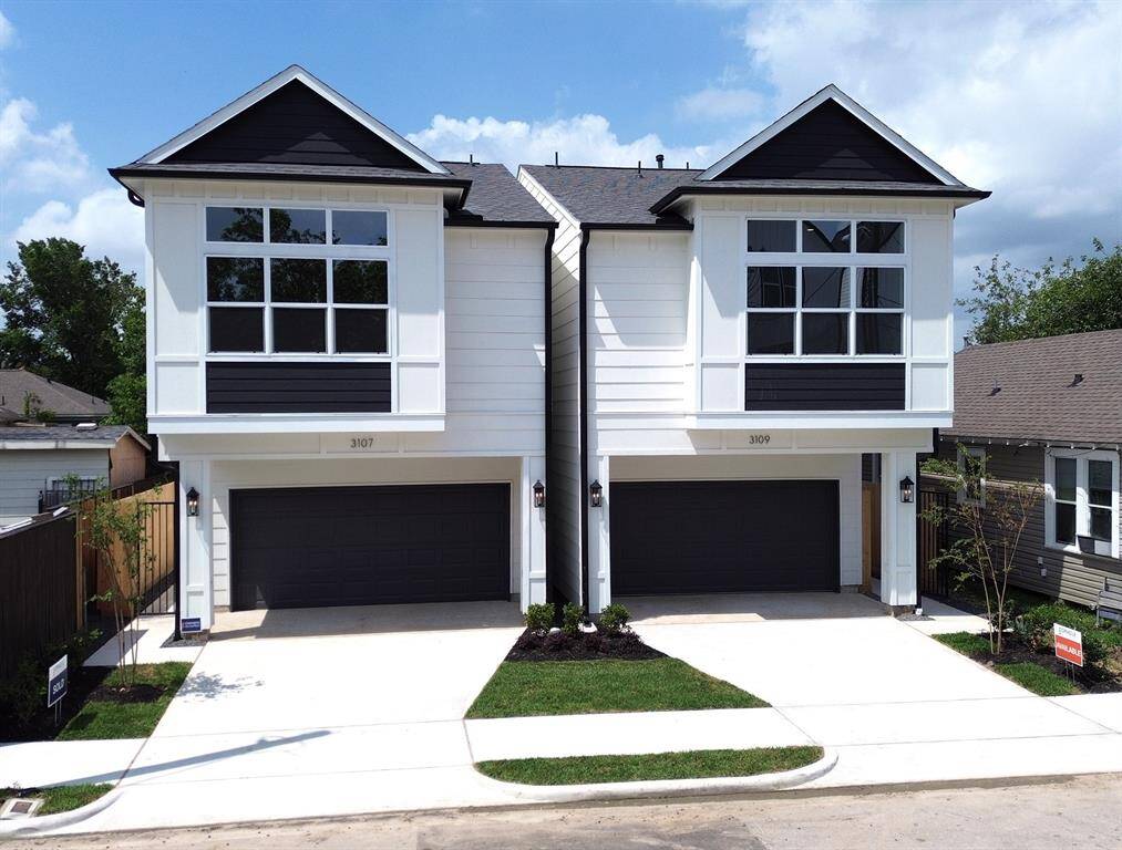 Front Exterior with Private Driveway