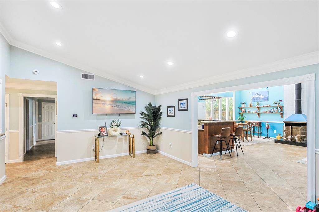 This home's expansive floor plan allows for any combination of furniture and functionality layouts.