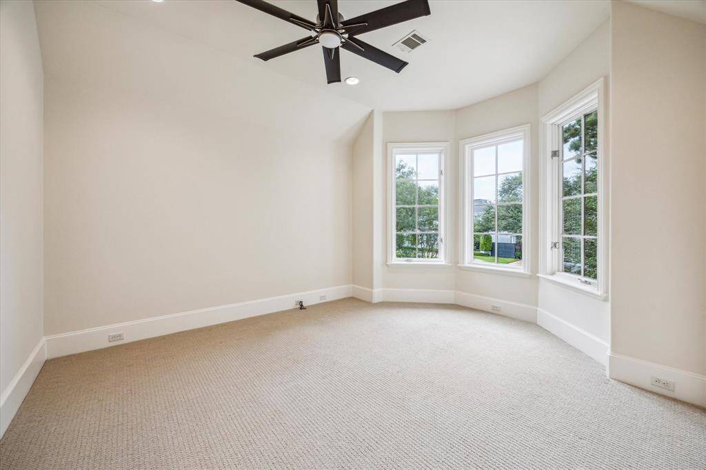 Each of the secondary bedrooms has charm, views and large closets and bathrooms.
