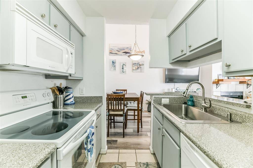 Entertain guests while you're cooking in the kitchen.