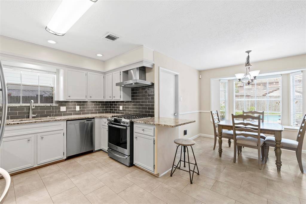 Granite Countertops*Custom Backsplash + Upgraded appliances