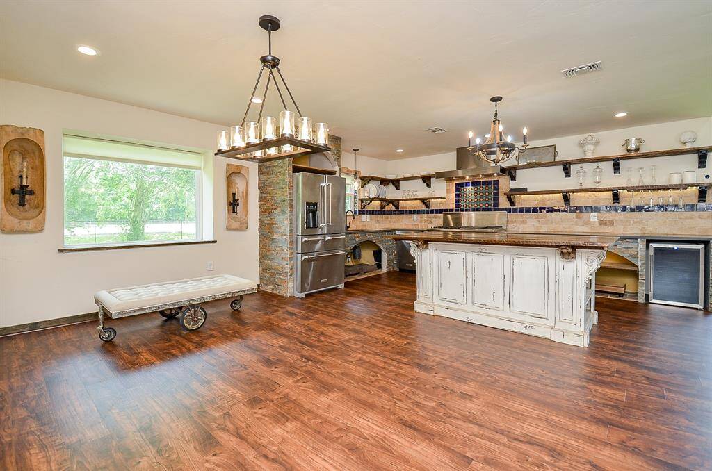 Dining and kitchen areas