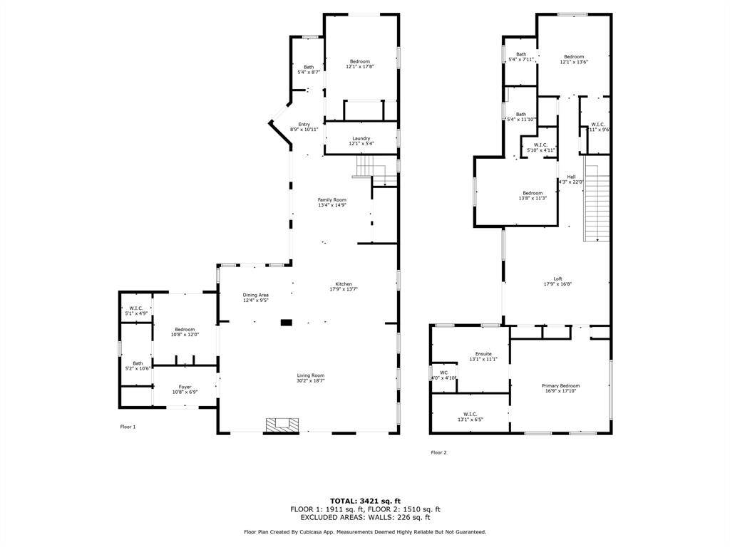 Floor Plan of 3810 Bellefontaine St.