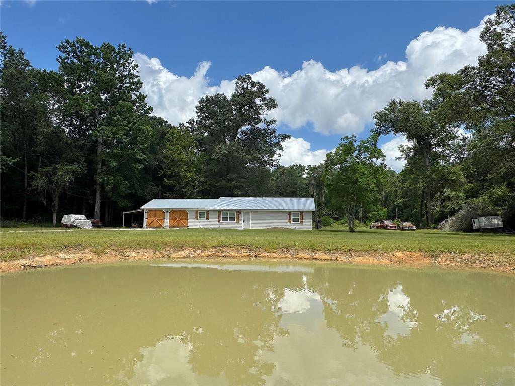 Pond view to home