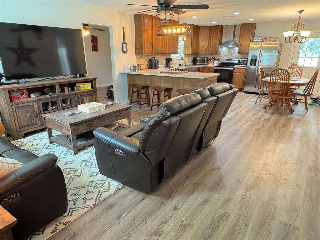 Living room to kitchen