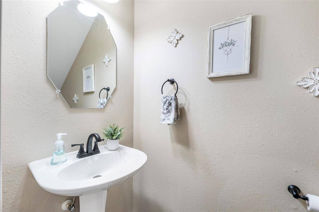 Half bath downstairs