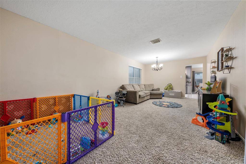 Formal dining they've used as a playroom
